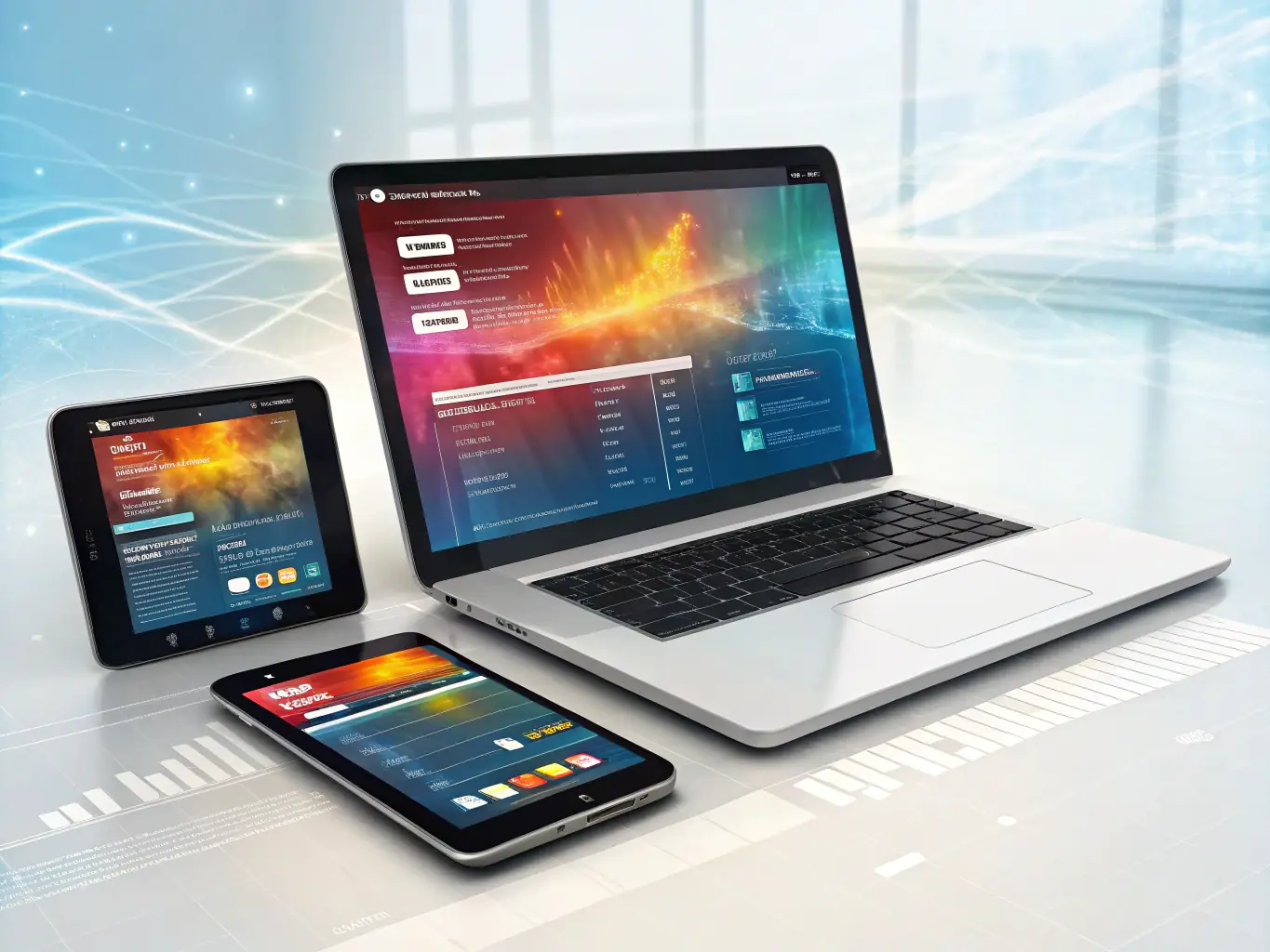 An image showing multi-channel communication methods (LinkedIn, email, phone) reaching out to potential prospects.