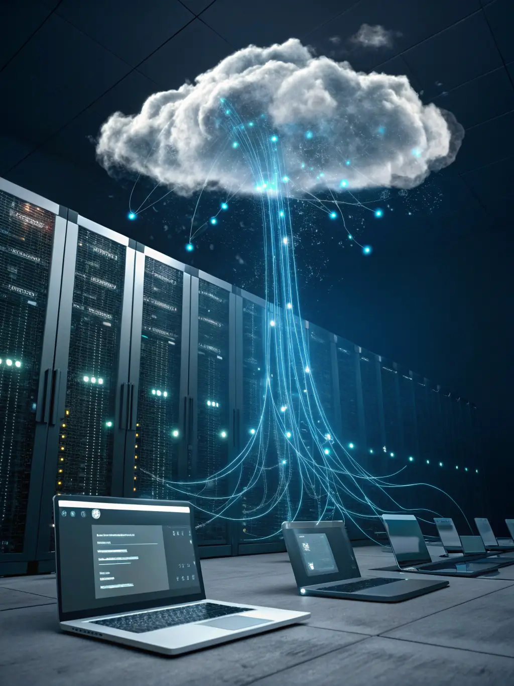 A professional, modern icon representing the SaaS industry, possibly a cloud with connected data points, used in the context of Lead Made Easy's services.